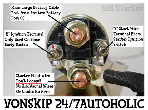 Gm Starter Solenoid Wiring Diagram